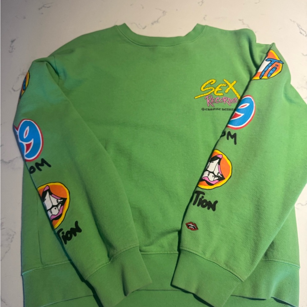 Chrome Hearts Matty Boy Sex Records Crew Neck Large